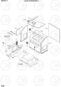 6090 CAB INTERIOR 2 R340LC-7(INDIA), Hyundai
