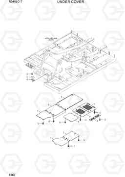 6260 UNDER COVER R340LC-7(INDIA), Hyundai