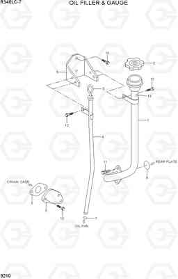 9210 OIL FILLER & GAUGE R340LC-7(INDIA), Hyundai