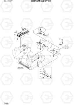 2120 BOTTOM ELECTRIC R510LC-7(INDIA), Hyundai