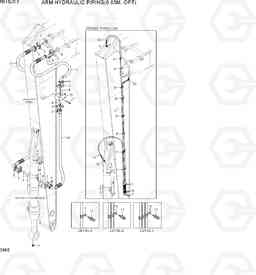 3560 ARM HYDRAULIC PIPING(6.85M, OPT) R510LC-7(INDIA), Hyundai