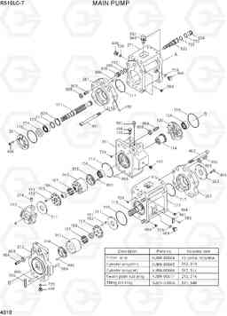 4010 MAIN PUMP R510LC-7(INDIA), Hyundai