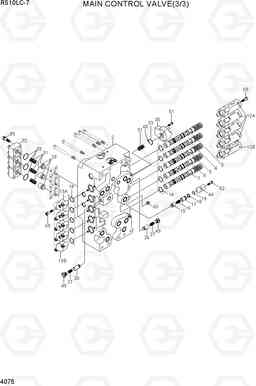 4075 MAIN CONTROL VALVE(3/3) R510LC-7(INDIA), Hyundai