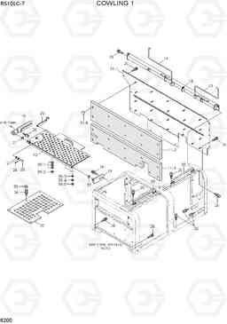 6200 COWLING 1 R510LC-7(INDIA), Hyundai