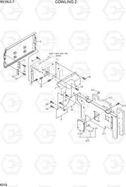 6210 COWLING 2 R510LC-7(INDIA), Hyundai