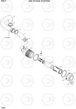 1030 AIR INTAKE SYSTEM R80-7(INDIA), Hyundai