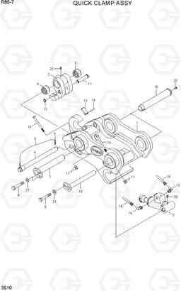 3510 QUICK CLAMP ASSY R80-7(INDIA), Hyundai