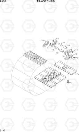 5130 TRACK CHAIN R80-7(INDIA), Hyundai
