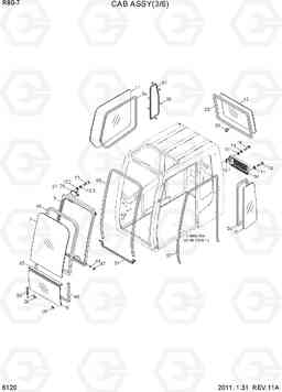 6120 CONSOLE BOX(RH) R80-7(INDIA), Hyundai