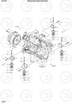 1010 ENGINE MOUNTING SL730, Hyundai