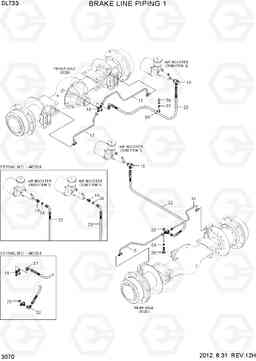 3070 BRAKE LINE PIPING 1 SL730, Hyundai