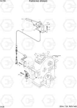 3120 PARKING BRAKE SL730, Hyundai