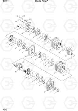 4010 MAIN PUMP SL730, Hyundai