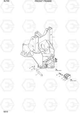 5010 FRONT FRAME SL730, Hyundai