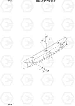 5050 COUNTERWEIGHT SL730, Hyundai