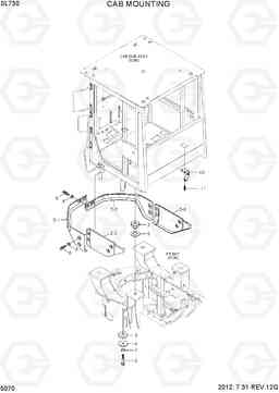 5070 CAB MOUNTING SL730, Hyundai