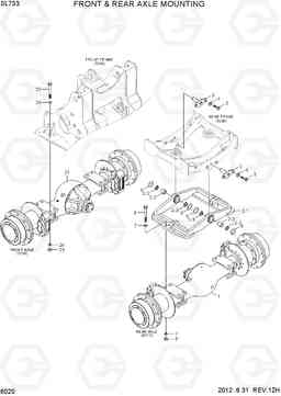 6020 FRONT & REAR AXLE MOUNTING SL730, Hyundai