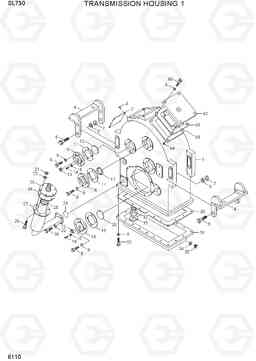 6110 TRANSMISSION HOUSING 1 SL730, Hyundai