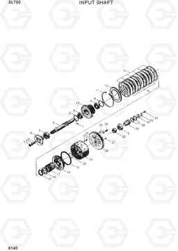 6140 INPUT SHAFT SL730, Hyundai