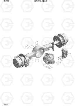 6210 DRIVE AXLE SL730, Hyundai