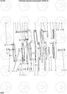 9030 TIMING GEAR HOUSING PARTS SL730, Hyundai