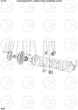 9060 CRANKSHAFT VIBRATION DAMPER ASSY SL730, Hyundai