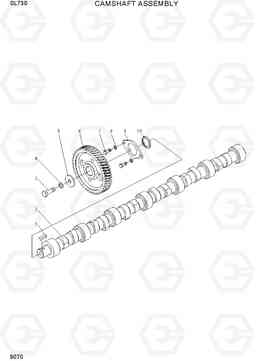 9070 CAMSHAFT ASSEMBLY SL730, Hyundai