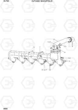 9090 INTAKE MANIFOLD SL730, Hyundai