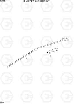 9120 OIL DIPSTICK ASSEMBLY SL730, Hyundai