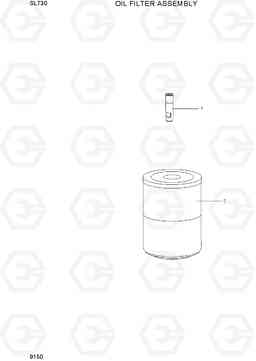 9150 OIL FILTER ASSEMBLY SL730, Hyundai