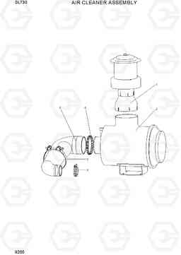 9200 AIR CLEANER ASSEMBLY SL730, Hyundai