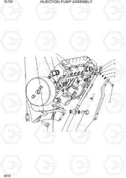 9210 INJECTION PUMP ASSEMBLY SL730, Hyundai