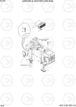 1075 AIRCON & HEATER CAB SUB SL733, Hyundai