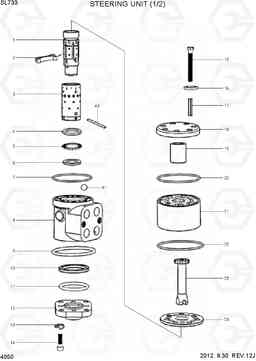 4050 STEERING UNIT (1/2) SL733, Hyundai