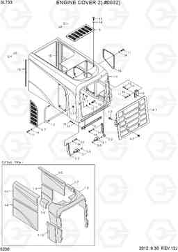 5230 ENGINE COVER 2(-#0032) SL733, Hyundai