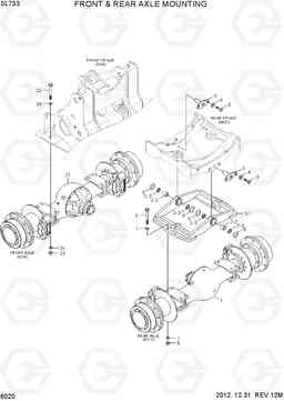 6020 FRONT & REAR AXLE MOUNTING SL733, Hyundai