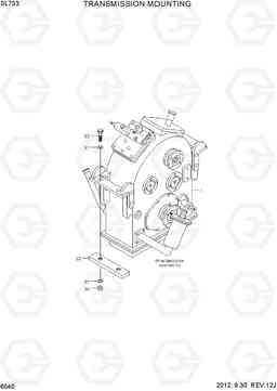 6040 TRANSMISSION MOUNTING SL733, Hyundai