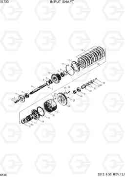 6140 INPUT SHAFT SL733, Hyundai