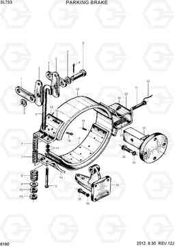 6190 PARKING BRAKE(UNUSED PARTS) SL733, Hyundai
