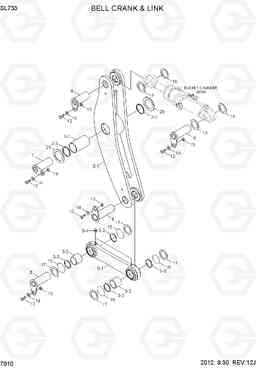 7010 BELL CRANK & LINK SL733, Hyundai