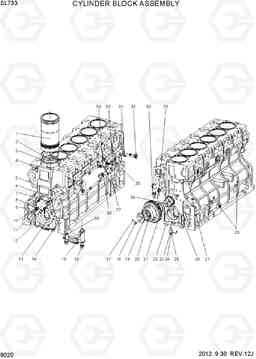 9020 CYLINDER BLOCK ASSEMBLY SL733, Hyundai