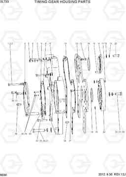 9030 TIMING GEAR HOUSING PARTS SL733, Hyundai