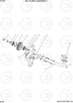 9140 OIL PUMP ASSEMBLY SL733, Hyundai
