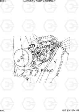 9210 INJECTION PUMP ASSEMBLY SL733, Hyundai