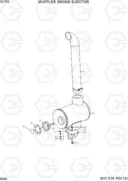 9240 MUFFLER ASSEMBLY SL733, Hyundai