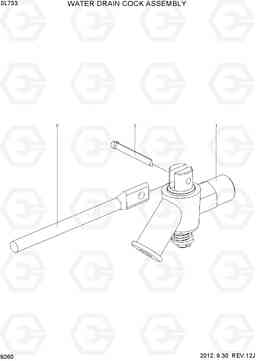 9260 WATER DRAIN COCK ASSEMBLY SL733, Hyundai