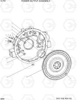 9290 POWER OUTPUT ASSEMBLY SL733, Hyundai