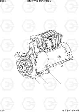 9330 STARTER ASSEMBLY SL733, Hyundai