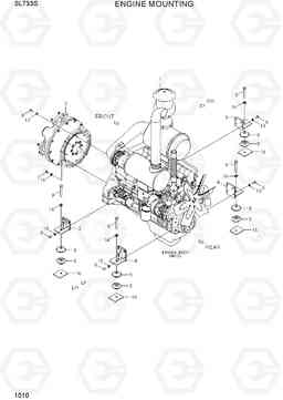 1010 ENGINE MOUNTING SL733S, Hyundai