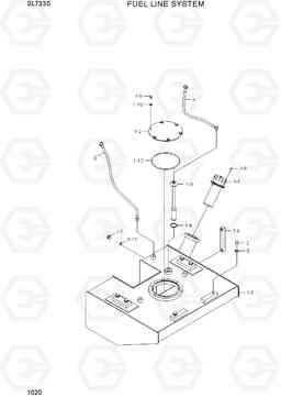 1020 FUEL LINE SYSTEM SL733S, Hyundai